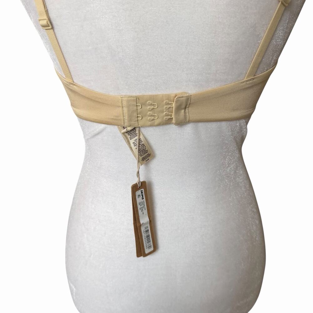 NWT SKIMS Womens 32D Wireless Form T-Shirt Bra Nude Butter Beige Comfort - Picture 10 of 10